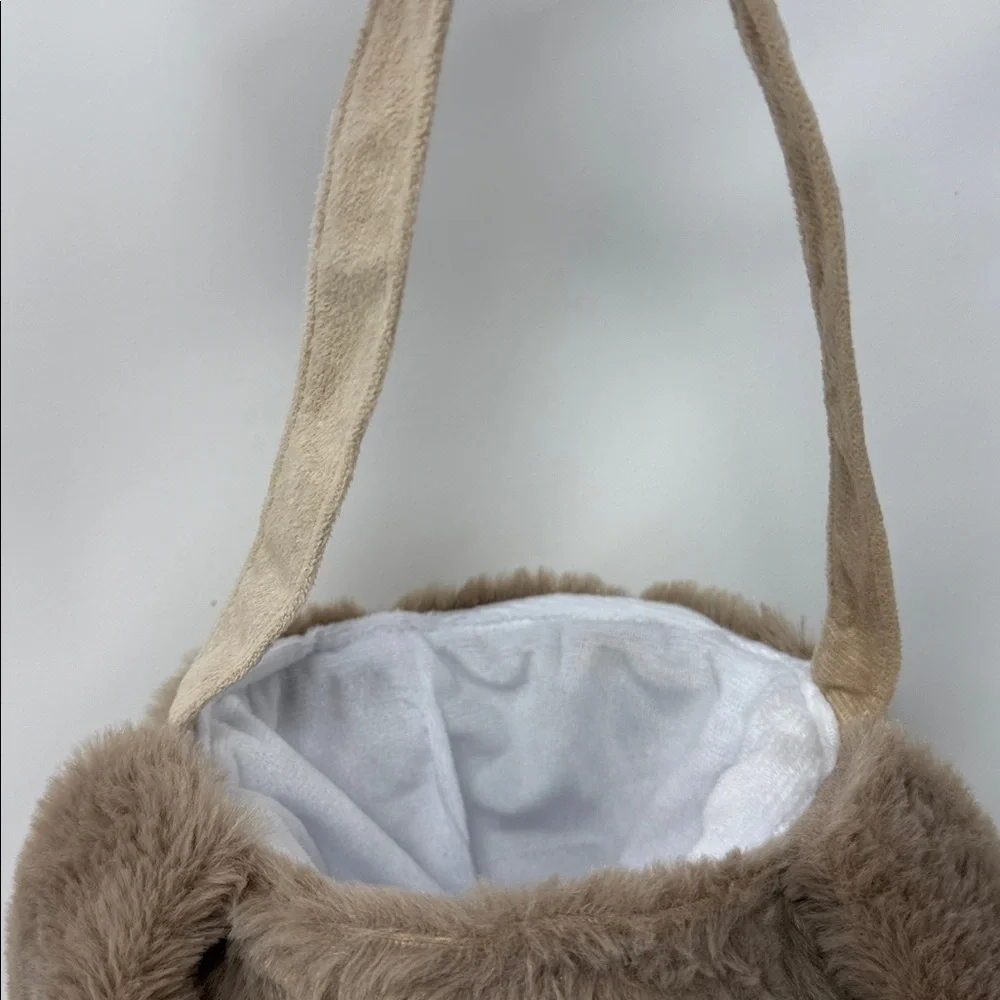 Easter Bunny Baskets - 3  Tan Bunny Plush Bags 8 inches tall. Holiday Item